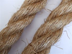 Natural fibre rope